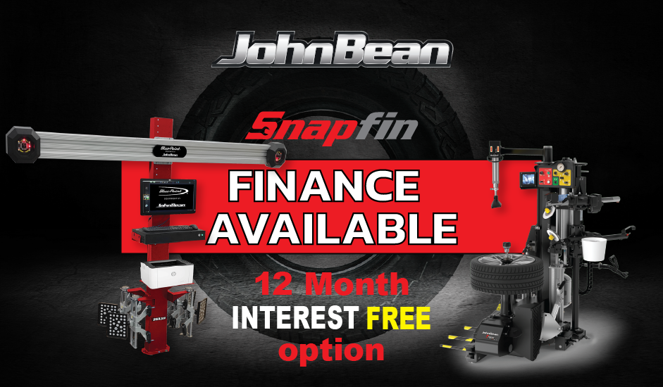 JohnBean Wheel Service Equipment Snapfin Finance Available 12 Month Interest FREE option